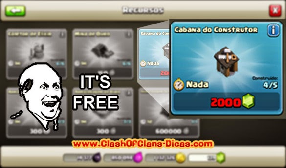 Its Free Clash of clans gratis