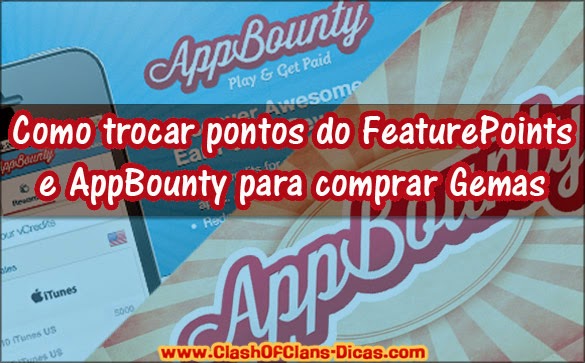 Códigos para FeaturePoints e Appbounty - Gemas Grátis