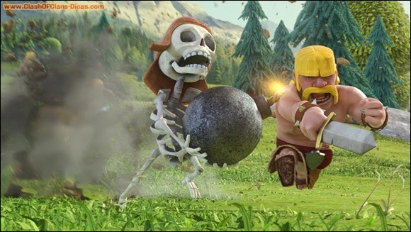 Papel de parede do barbaro de clash of clans