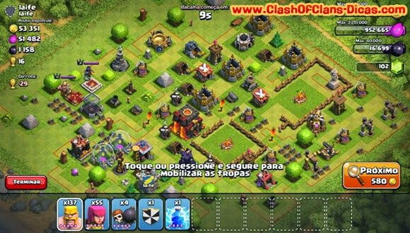 Layout FAIL clash o clans