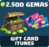 Comprar 2.500 Gemas Clash of Clans