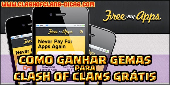 Como ganhar Gemas Gratis FreeMyApps