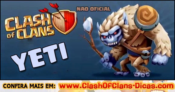 Yeti Clash of clans - atualização