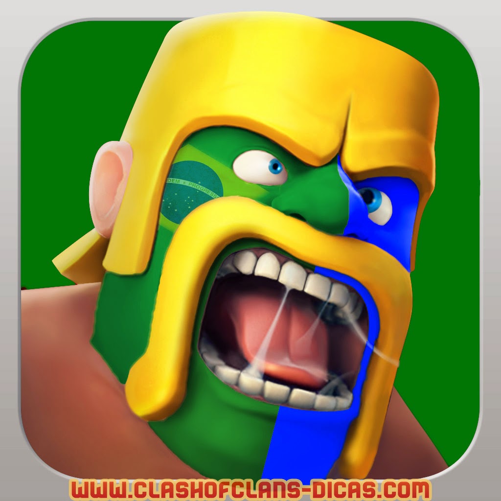 Clash of Clans na copa do mundo 2014 Brasil