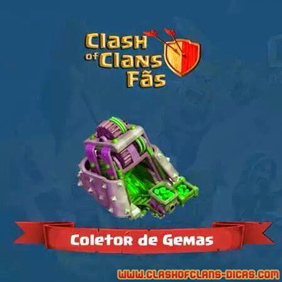 Coletor de Gemas Grátis Clash of clans