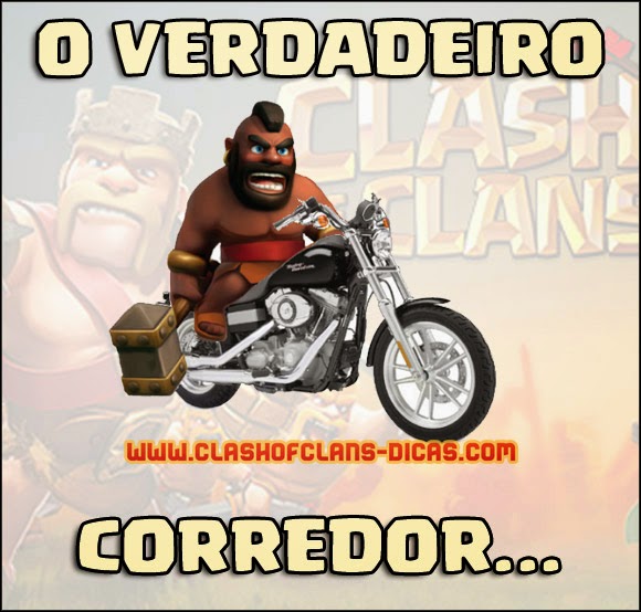 O verdadeiro corredor clash of clans - Hog rider