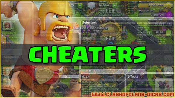 TOP jogadores de Clash of Clans - Cheat