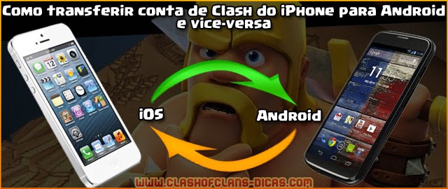 Transferir conta Clash Royale para outro celular