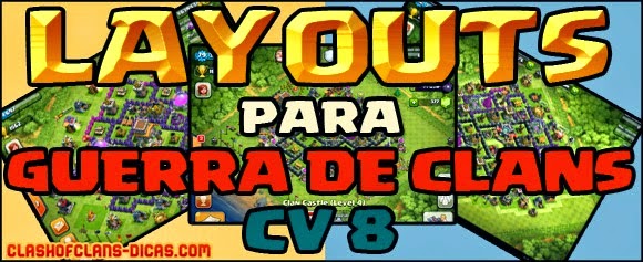 Layout Guerra para CV8