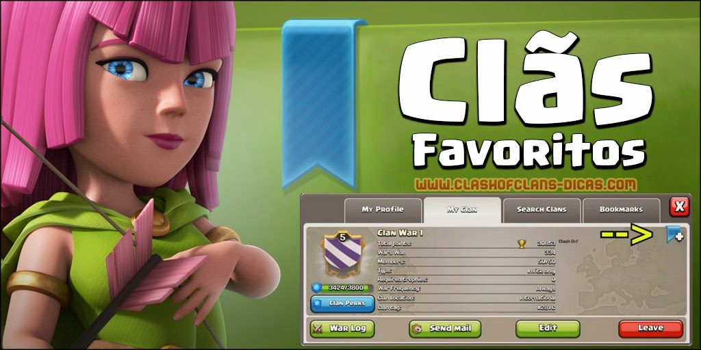 Sneak Peek: Clãs Favoritos
