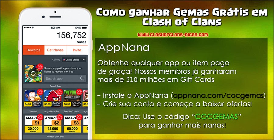 AppNana: cartões-presente – Apps no Google Play