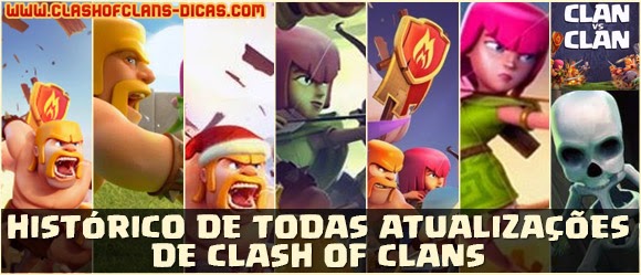 Histórico Clash of Clans