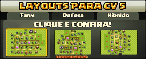 Layouts Centro de vila 5 para Clash of Clans