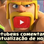 Youtubers comentando a atualização