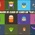 Tropas de Clash of Clans em “Flat Design”