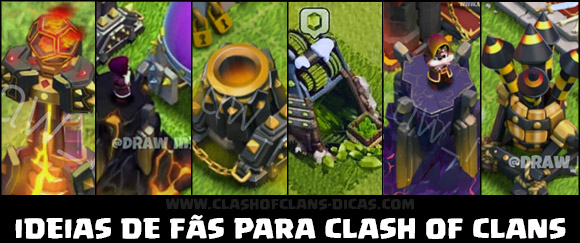 Ideias de fãs para novas atualizações de Clash of Clans