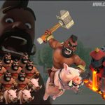 Ataque 100% com Corredores em CV10 (Hog Rider TH10)