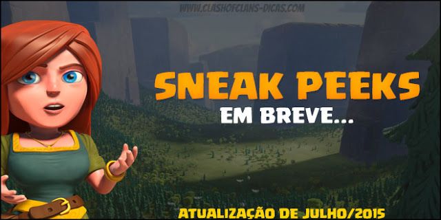 Sneak Peeks atualização julho 2015