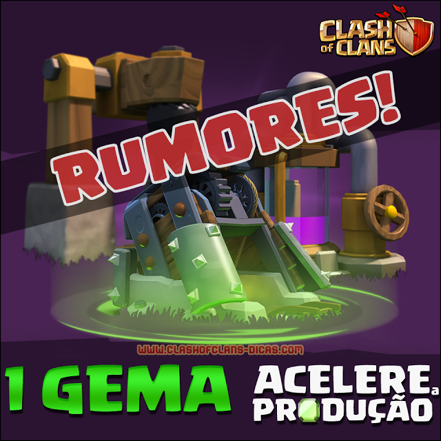 Rumor: Aceleração por 1 Gema no aniversário de 3 anos de Clash