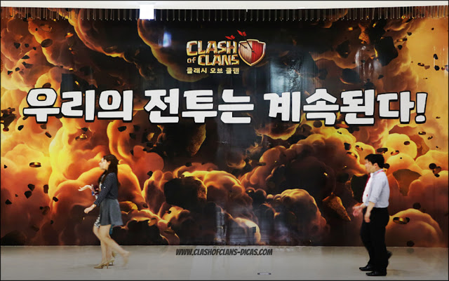 Outdoors Clash of Clans na Korea