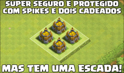 Lógica de Clash of Clans - Proteção fail