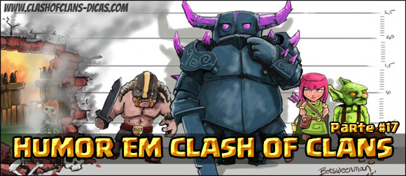 Humor em Clash of Clans - Agosto 2015