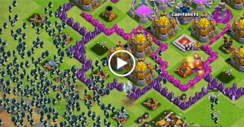 Ataque FULL Magos Vs 1.3 Milhões de recursos (totais)