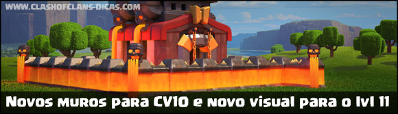 Novo visual para o Muro Nível 11