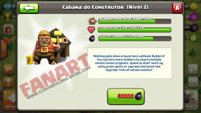 Atualização de construtores em Clash of Clans