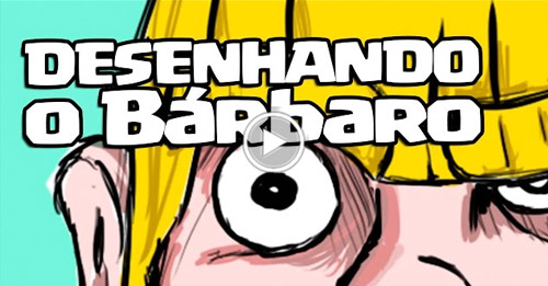 Desenhando um Bárbaro em Speedart – GelliClash