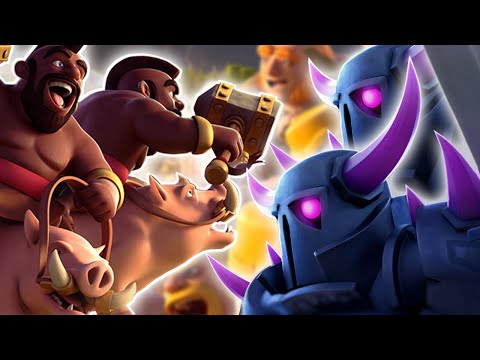 Ataque 100% em CV10: Corredores + PEKKAs