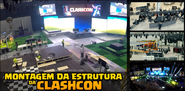 Bastidores da ClashCon: Montagem do evento