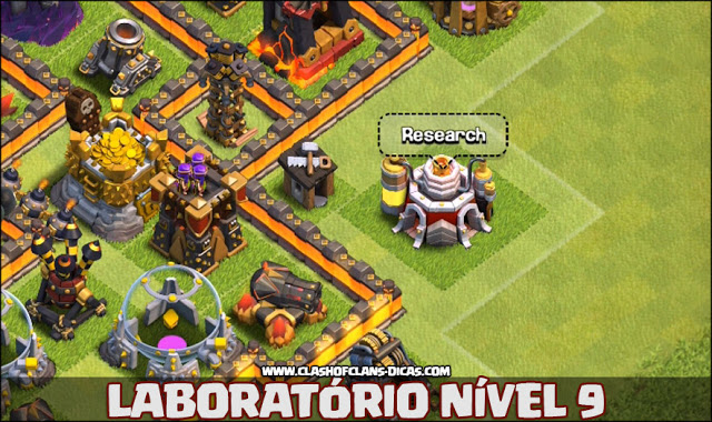Laboratory lvl 9 - Clash of Clans new level trops