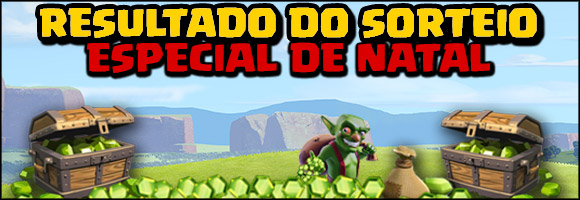 Sorteio de Gemas para Clash of Clans