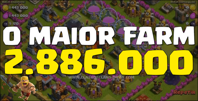 FARM Recorde de 2.8 MILHÕES em Clash of Clans