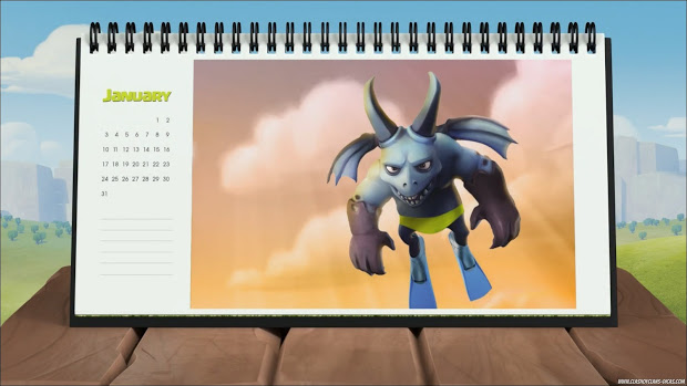 Calendar desk Clash of Clans