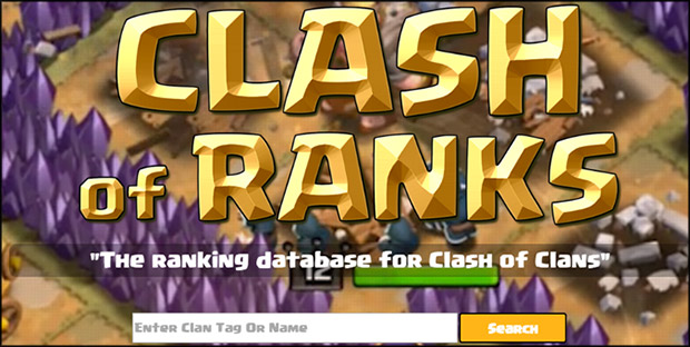 Ferramenta de Ranking e Pesquisa e Comparação de Clans