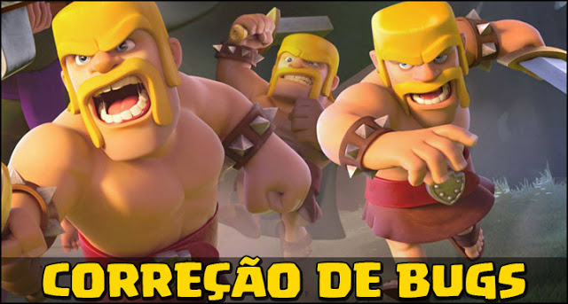 Atualização Opcional de Clash of Clans para Correção de BUGs