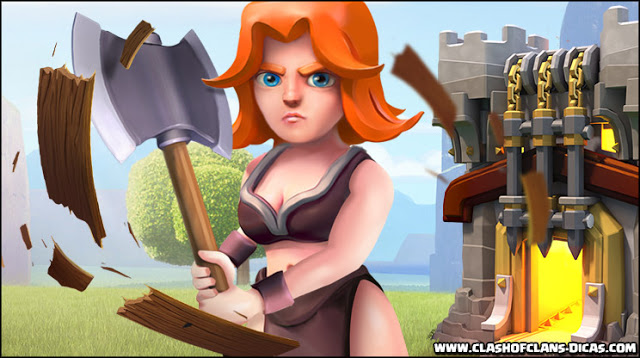 Ataque usando Valquírias em Clash of Clans