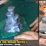 Escultura da Torre do Mago nível 1 por Steven C Bear