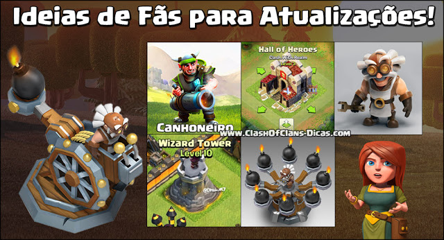 Ideias de fãs para Clash of Clans