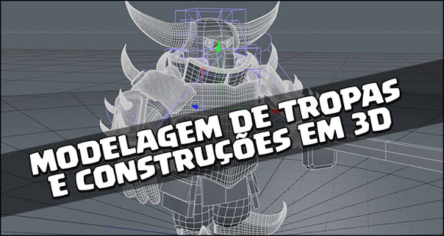 Construções de Clash of Clans remodeladas em 3D