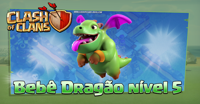 Baby Dragon level 5 Clash of Clans