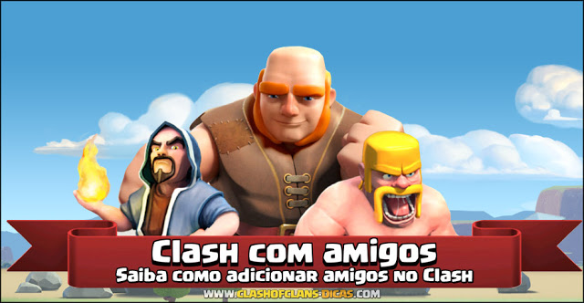 Adicionar amigos Clash