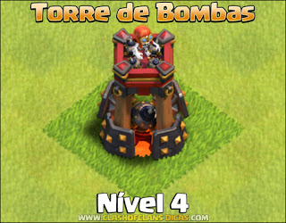 Nova Defesa: Torre de Bombas Nível 4