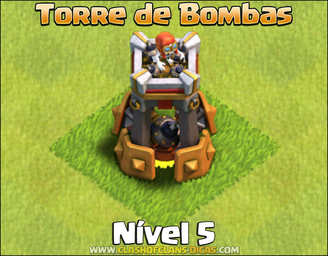 Nova Defesa: Torre de Bombas Nível 5