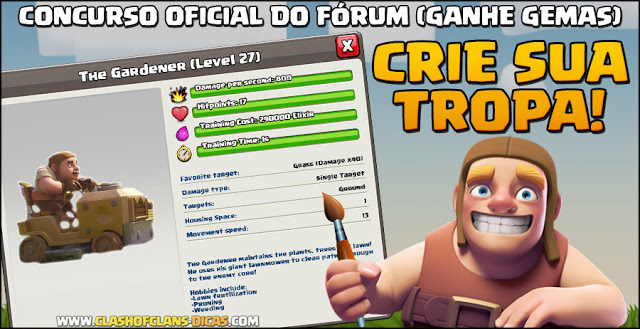 Concurso cultural oficial do Fórum - Crie tropas novas para Clash of Clans