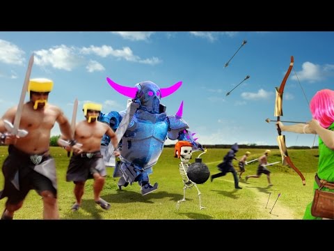 Live Action de Clash of Clans na vida real
