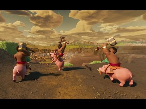 Animação 360° de Clash of Clans: O Corredor