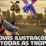 Ilustrações de todas tropas pós atualização